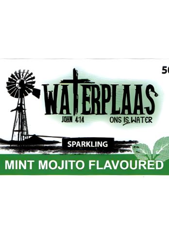Waterplaas – 500 ml Sparkling Flavoured Water – Mint Mojito